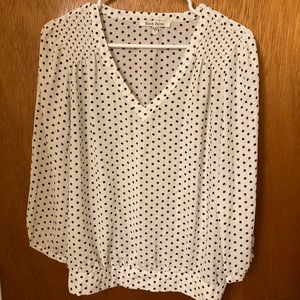 2 for $5: Polka dot Blouse
